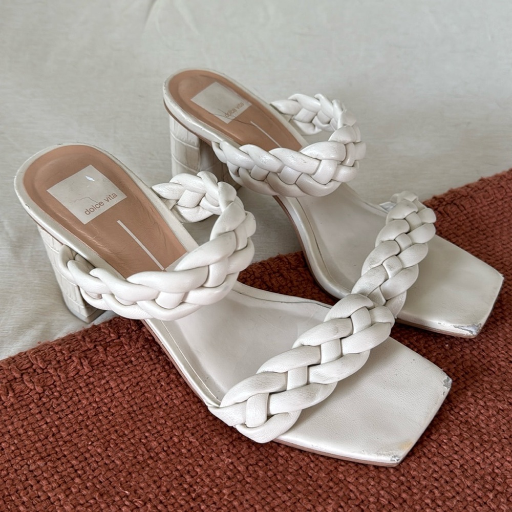 Dolce Vita Pailey Heels, Ivory Stella - Size 8.5 - Picture 1 of 7